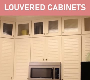 Louvered cabinets featured image